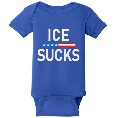 Support Immigrants Ice Sucks Baby Bodysuit
