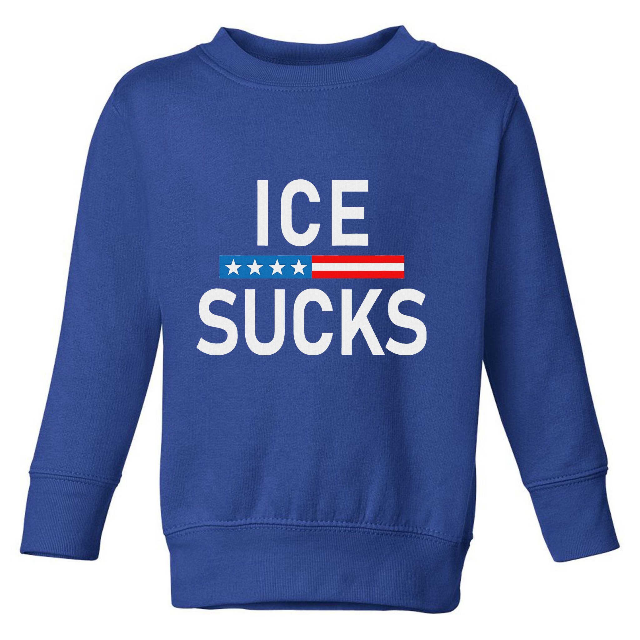 Support Immigrants Ice Sucks Toddler Sweatshirt