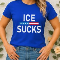 Support Immigrants Ice Sucks Womens T-Shirt