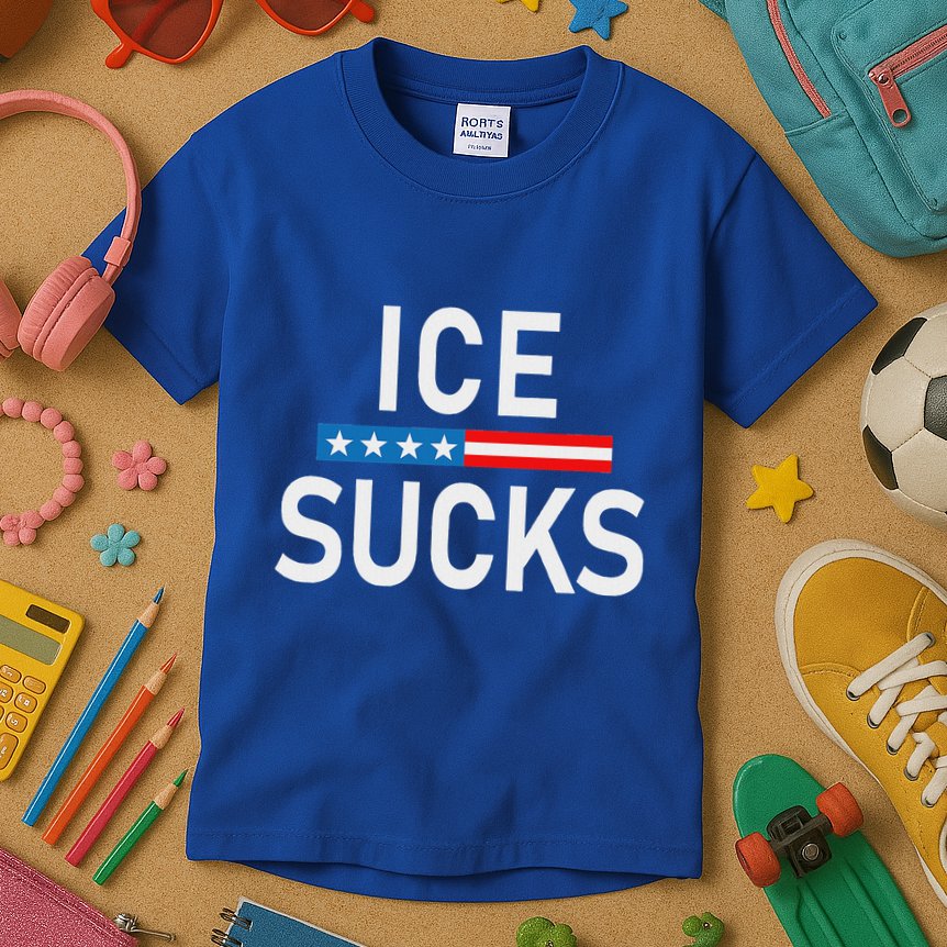 Support Immigrants Ice Sucks Kids T-Shirt