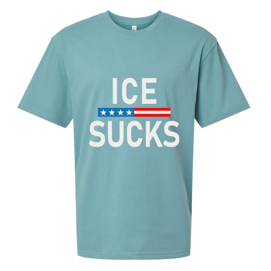 Support Immigrants Ice Sucks Sueded Cloud Jersey T-Shirt