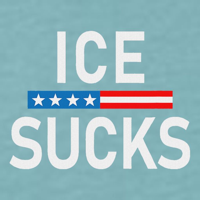 Support Immigrants Ice Sucks Sueded Cloud Jersey T-Shirt