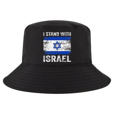 Support Israel I Stand With Israel Israeli Flag Cool Comfort Performance Bucket Hat