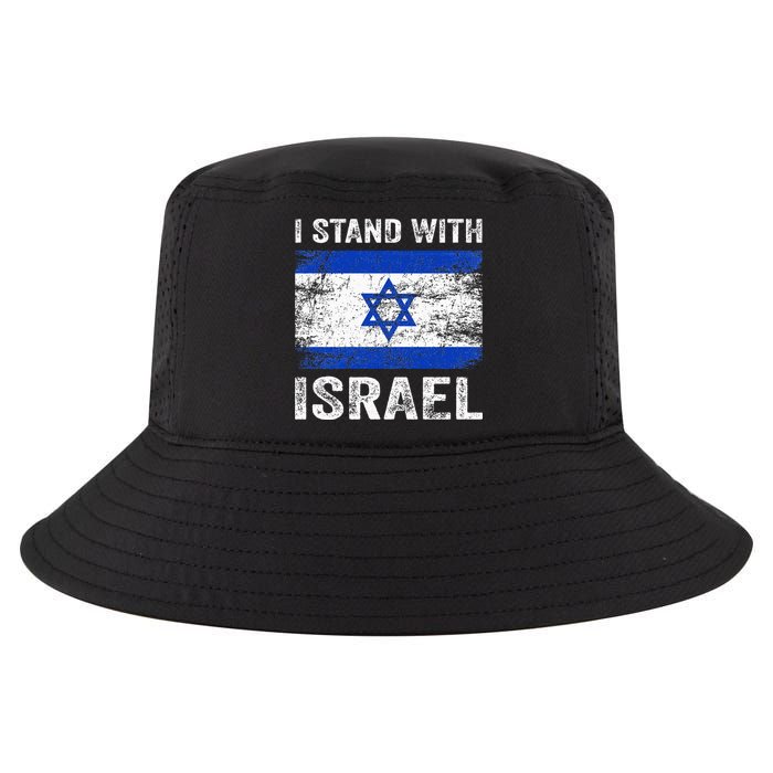 Support Israel I Stand With Israel Israeli Flag Cool Comfort Performance Bucket Hat
