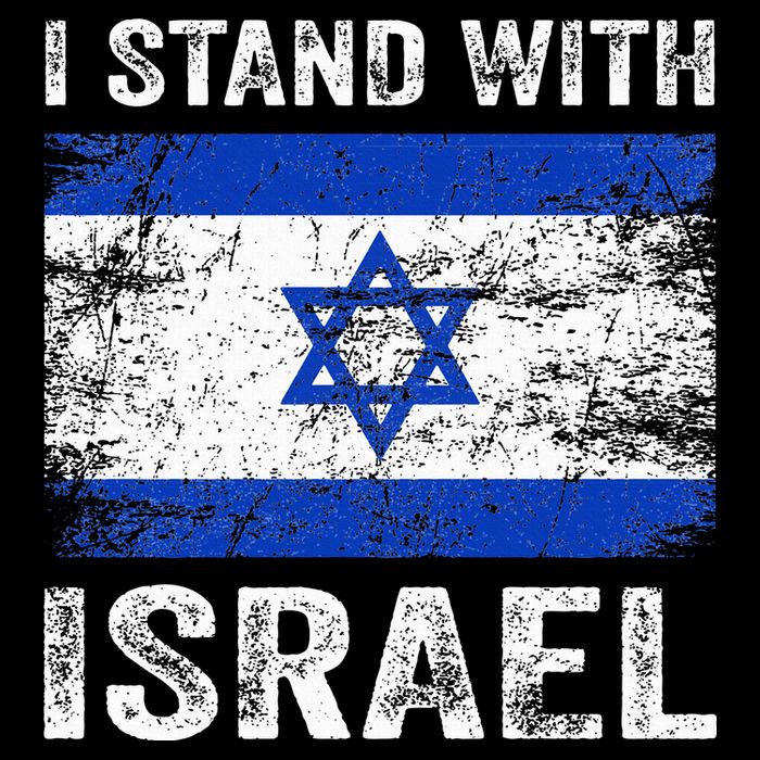Support Israel I Stand With Israel Israeli Flag Cooling Performance Crew T-Shirt