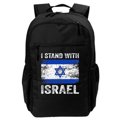Support Israel I Stand With Israel Israeli Flag Backpack