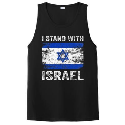 Support Israel I Stand With Israel Israeli Flag PosiCharge Competitor Tank