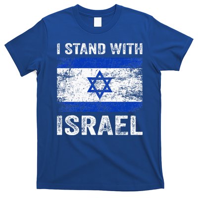 Support Israel I Stand With Israel Israeli Flag T-Shirt