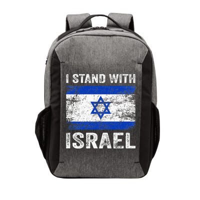 Support Israel I Stand With Israel Israeli Flag Vector Backpack