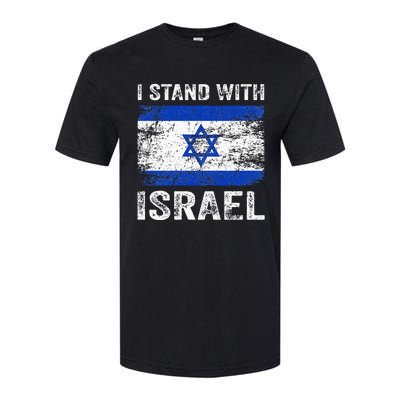 Support Israel I Stand With Israel Israeli Flag Softstyle CVC T-Shirt