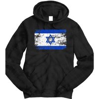 Support Israel I Stand With Israel Israeli Flag Tie Dye Hoodie