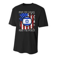 Support Israel I Stand With Israel  Pray For Israel  Youth Performance Sprint T-Shirt