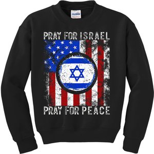 Support Israel I Stand With Israel  Pray For Israel  Kids Sweatshirt