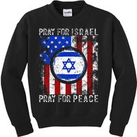 Support Israel I Stand With Israel  Pray For Israel  Kids Sweatshirt