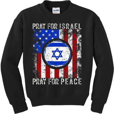 Support Israel I Stand With Israel  Pray For Israel  Kids Sweatshirt