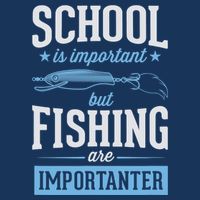 School Is Important But Fishing Is Importanter 25L Jumbo Tote