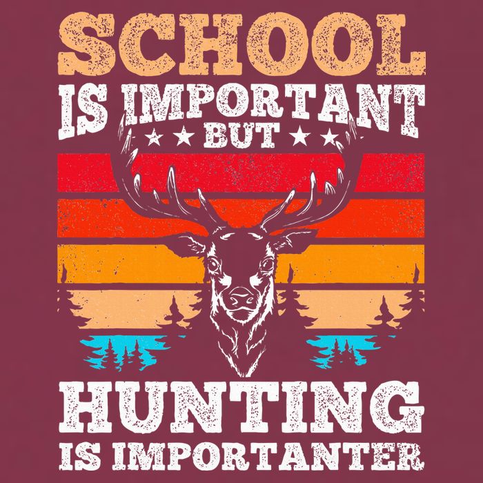 School Is Important But Hunting Is Importanter Hunting 16oz Travel Tumbler