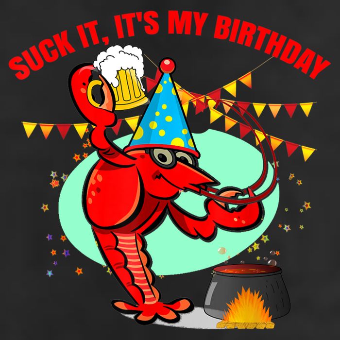 Suck It It's My Birthday Funny Crawfish Boil Birthday 11oz C Handle Ceramic Mug