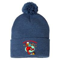 Suck It It's My Birthday Funny Crawfish Boil Birthday Pom Pom 12in Knit Beanie