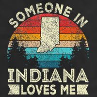 Someone In Indiana Loves Me Retro Indiana 11oz C Handle Ceramic Mug
