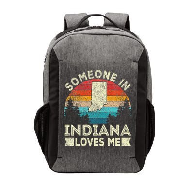 Someone In Indiana Loves Me Retro Indiana Vector Backpack