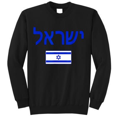 Support Israel I Stand With Israel Israel Flag Sweatshirt