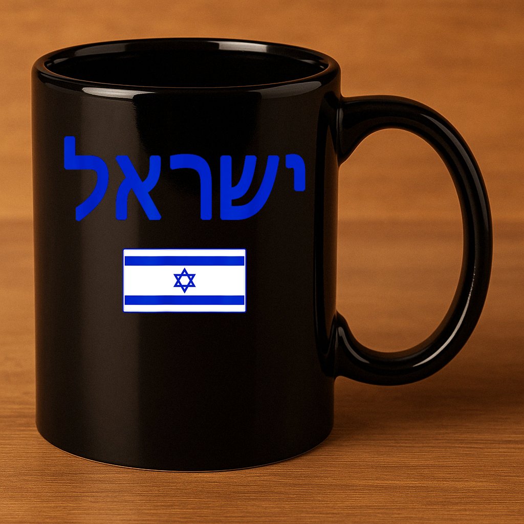 Support Israel I Stand With Israel Israel Flag 11oz C Handle Ceramic Mug