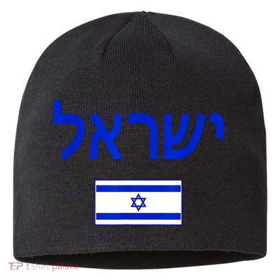 Support Israel I Stand With Israel Israel Flag Sustainable Beanie
