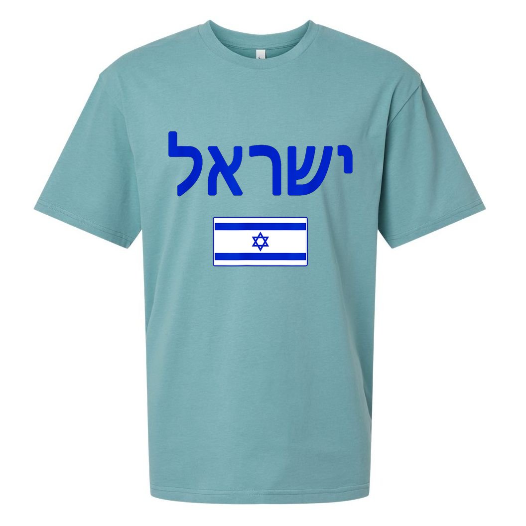 Support Israel I Stand With Israel Israel Flag Sueded Cloud Jersey T-Shirt