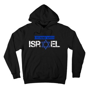 Support Israel I Stand With Israel Israeli Flag Design Hoodie