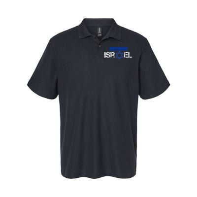 Support Israel I Stand With Israel Israeli Flag Design Softstyle Adult Sport Polo