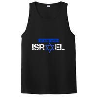 Support Israel I Stand With Israel Israeli Flag Design PosiCharge Competitor Tank