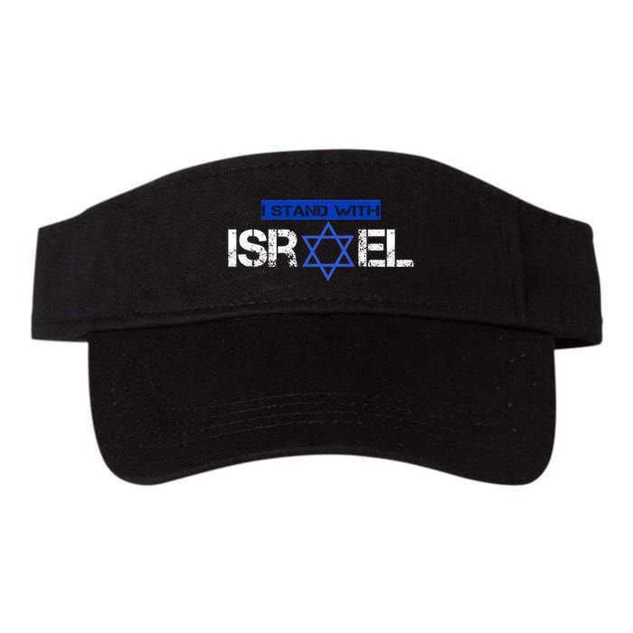 Support Israel I Stand With Israel Israeli Flag Design Visor
