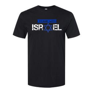 Support Israel I Stand With Israel Israeli Flag Design Softstyle CVC T-Shirt