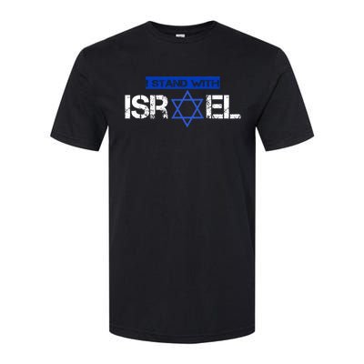 Support Israel I Stand With Israel Israeli Flag Design Softstyle® CVC T-Shirt