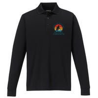 School Is Important But Hockey Is Importanter Funny Gift Performance Long Sleeve Polo