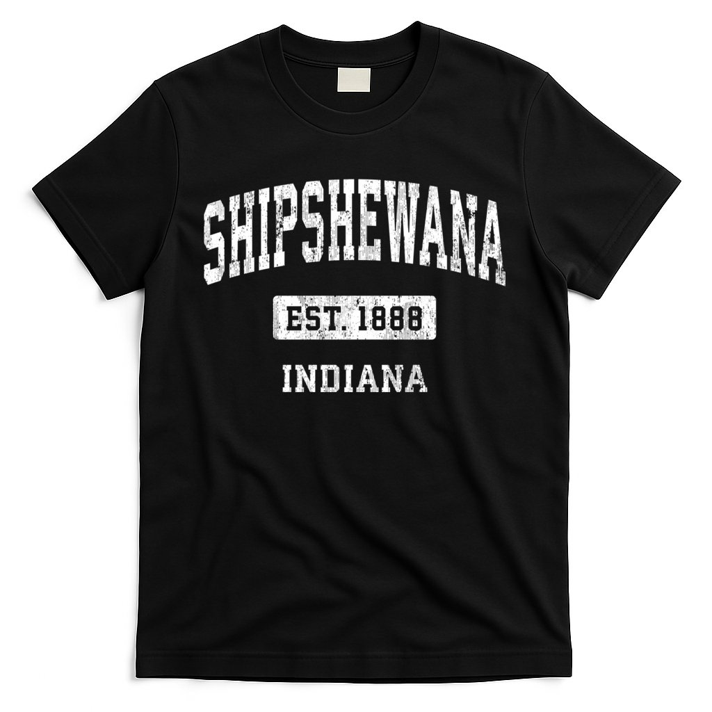 Shipshewana Indiana In Vintage Sports Established Design T-Shirt