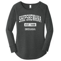 Shipshewana Indiana In Vintage Sports Established Design Women's Perfect Tri Tunic Long Sleeve Shirt