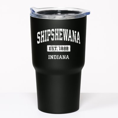 Shipshewana Indiana In Vintage Sports Established Design Tumbler