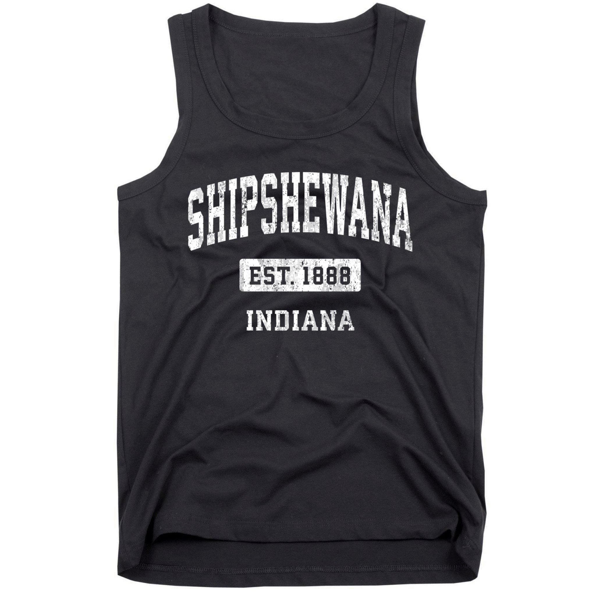 Shipshewana Indiana In Vintage Sports Established Design Tank Top