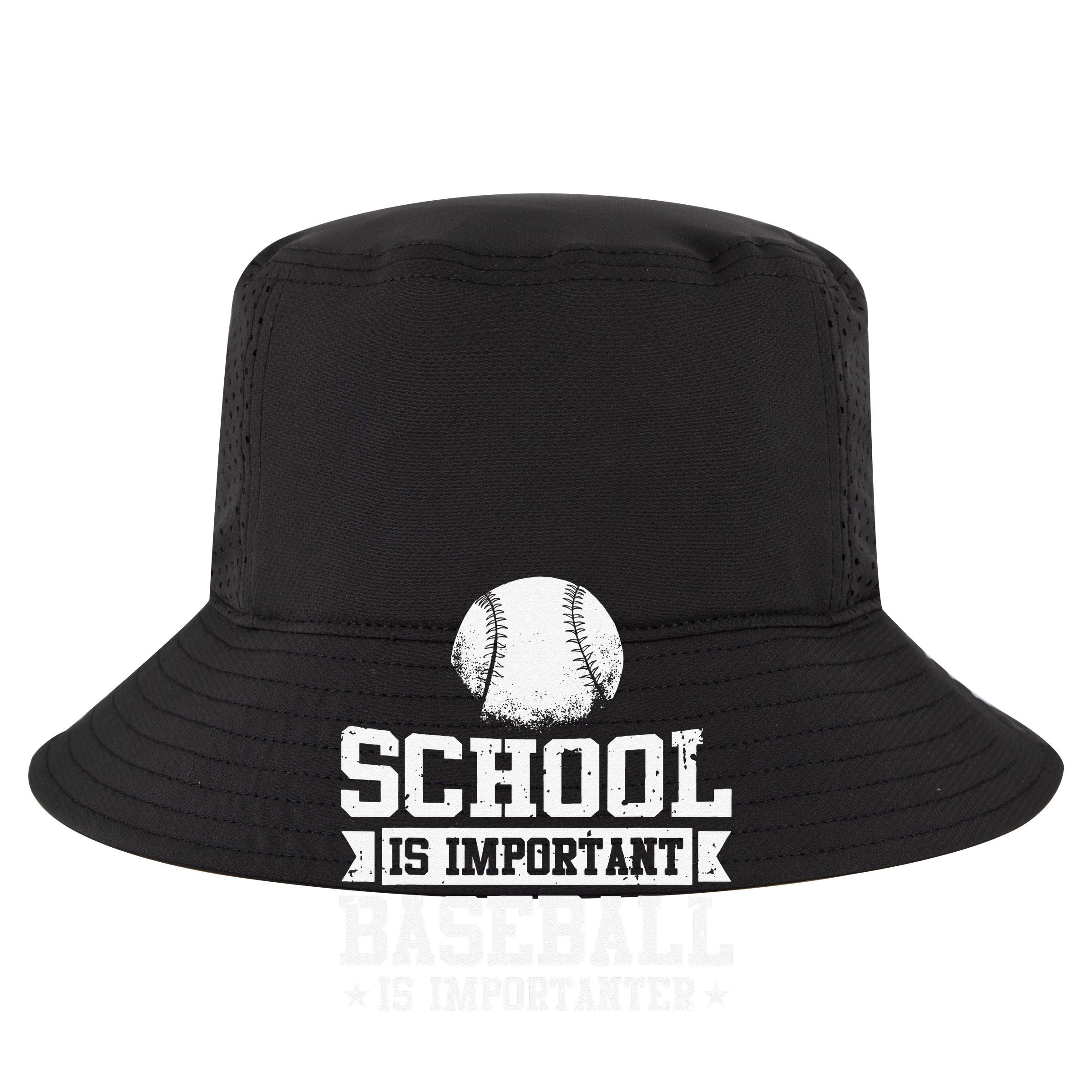School Is Important But Baseball Is Importanter Funny Impact Tech Backpack
