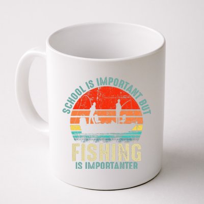 School Is Important But Fishing Is Importanter Coffee Mug