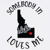 Somebody In Idaho Loves Me Cooling Performance Long Sleeve Crew
