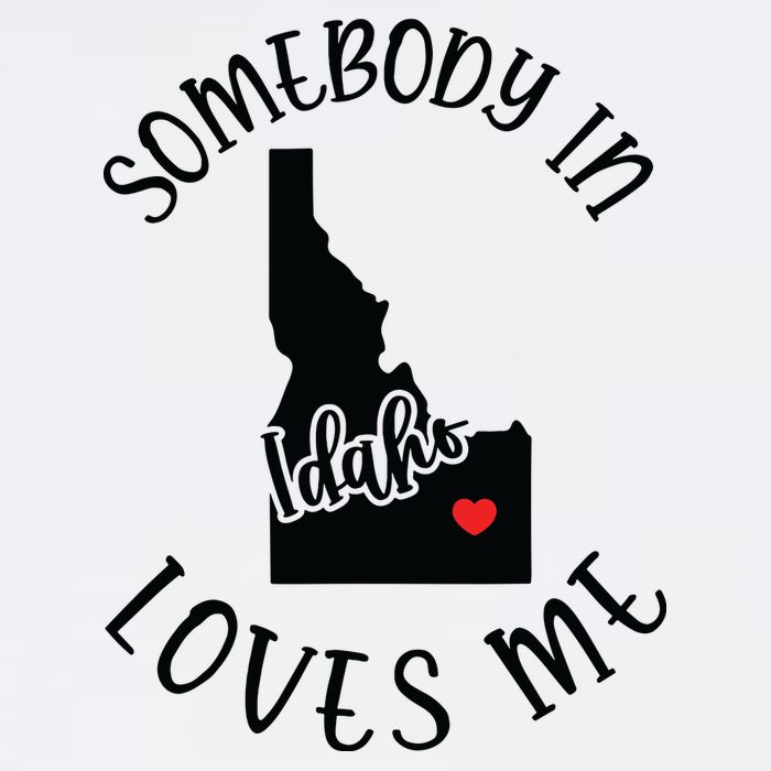 Somebody In Idaho Loves Me Cooling Performance Long Sleeve Crew