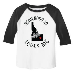 Somebody In Idaho Loves Me Toddler Fine Jersey T-Shirt