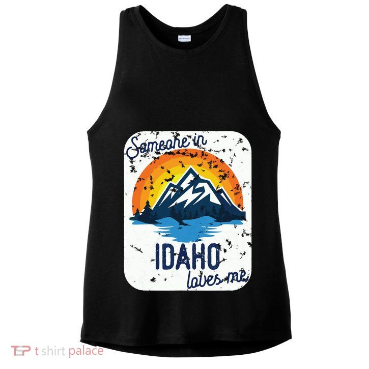 Someone In Idaho Loves Me Ladies PosiCharge Tri-Blend Wicking Tank