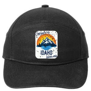 Someone In Idaho Loves Me 7-Panel Snapback Hat