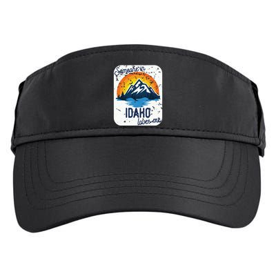 Someone In Idaho Loves Me Adult Drive Performance Visor