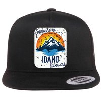 Someone In Idaho Loves Me Flat Bill Trucker Hat