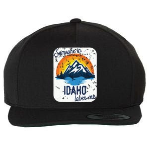 Someone In Idaho Loves Me Wool Snapback Cap